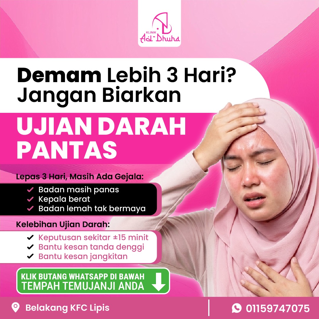 Ujian Darah Pantas - Klinik Ad-Dhuha Kuala Lipis