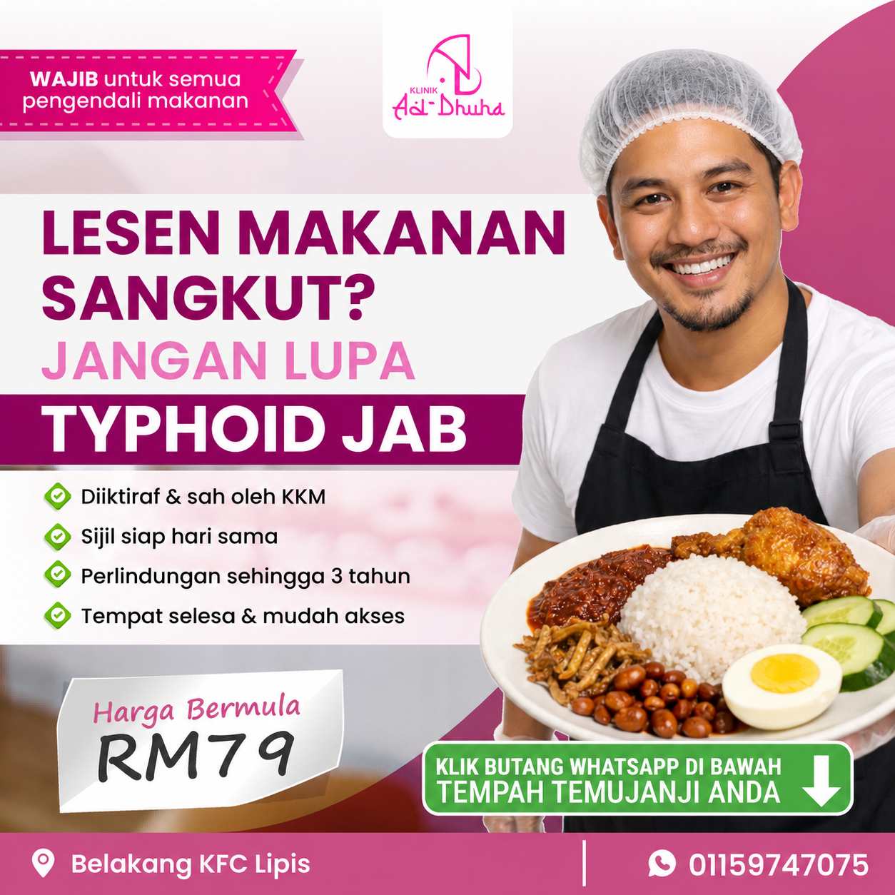 Vaksin Typhoid - Klinik Ad-Dhuha Kuala Lipis
